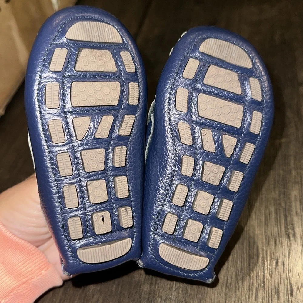 Janie and Jack toddler driver shoes, color‎ Blue